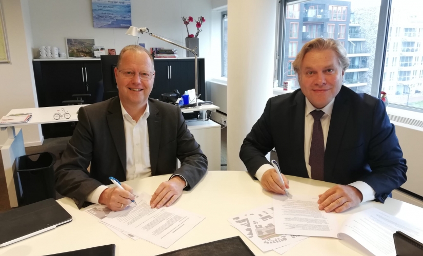 Ondertekening intentieovereenkomst Wilma Wonen - gemeente Veenendaal